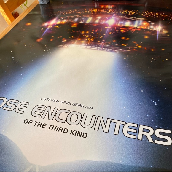 ‼️RARE: Close Encounters 40th Anniversary Movie Poster‼️ - Picture 8 of 8